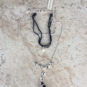 🍀Lucky Brand🍀 Long Necklace/Choker-Leather